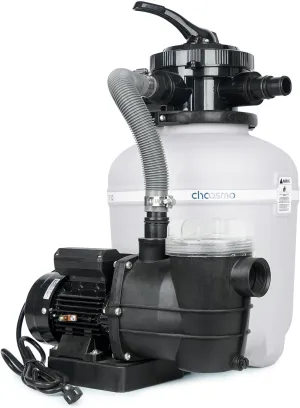 13" Sand Filter System with 6-Way Valve Pool Pump 2500GPH Easy to Use for Above Ground Pools