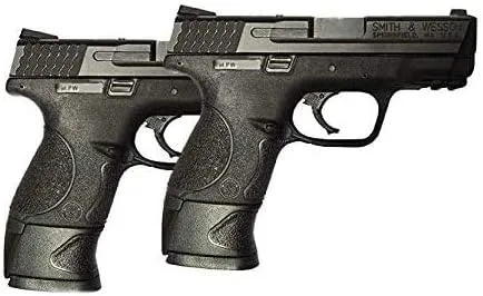 2-Pack Grip Extension Magazine Adapter for S&W M&P Compact – Fits 9mm/.40/.357 – Converts Full-Size 15/17-Round Magazines for Use with M&PC – Improves Grip, Control & Comfort | AmeriGun Club