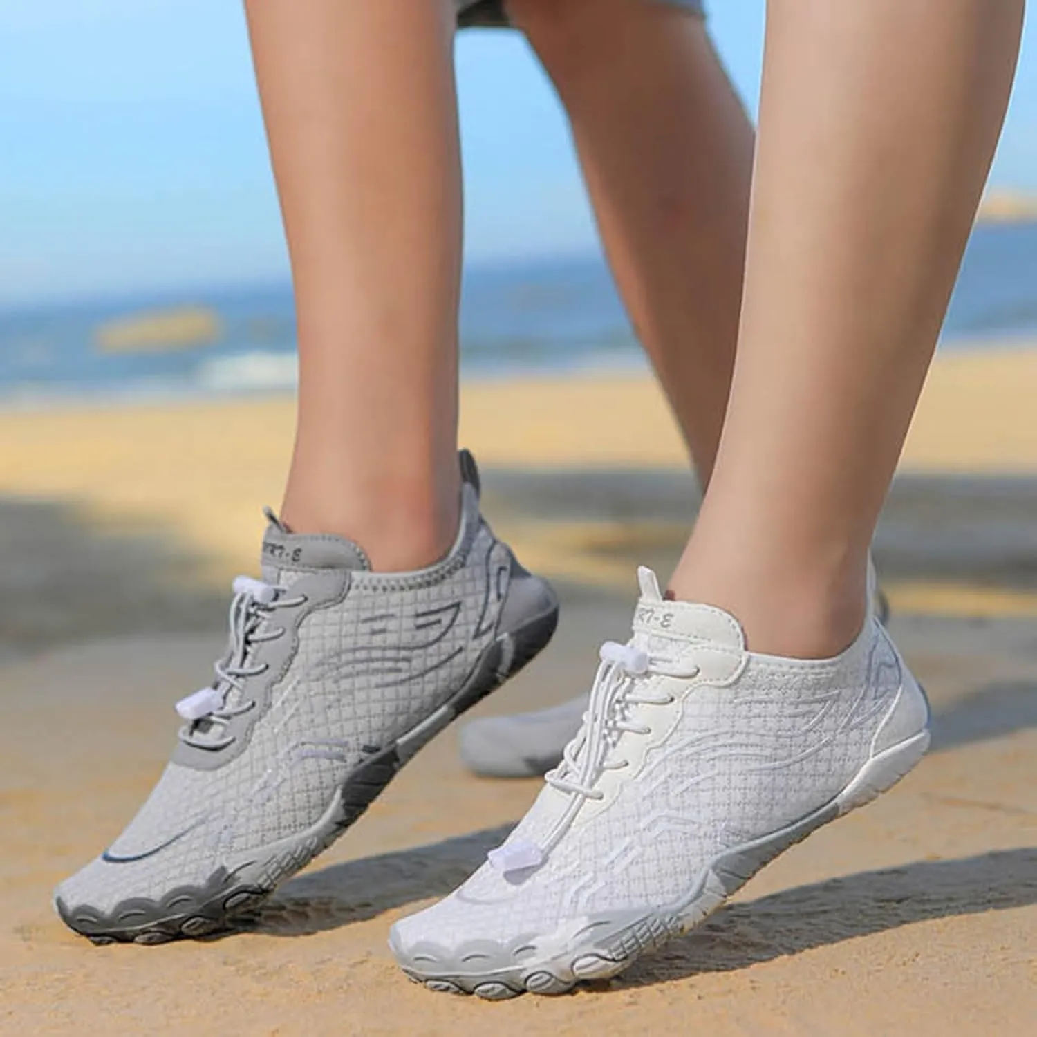 2025 Water Shoe Women Men Flats Slippers Comfortable Non-Slip Walking Footwear Summer Beach Vacation Slides Breathable Soft Sole Sport Sneakers Indoor/Outdoor Slip-On Loafer Shoes