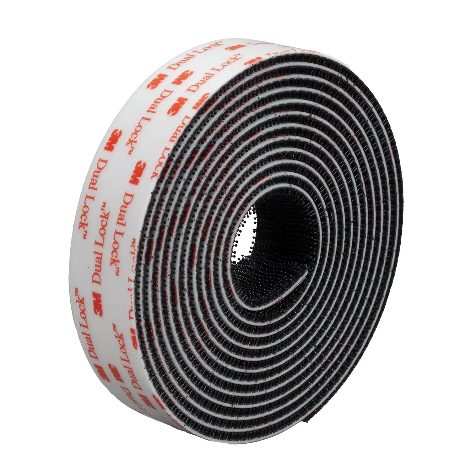 3M Dual Lock Reclosable Fasteners Heavy Duty Industrial Use Black TB3550 1" x 10 ft Mated Strip Indoor/Outdoor Use Great for Metal, Glass, Acrylic, PC, ABS