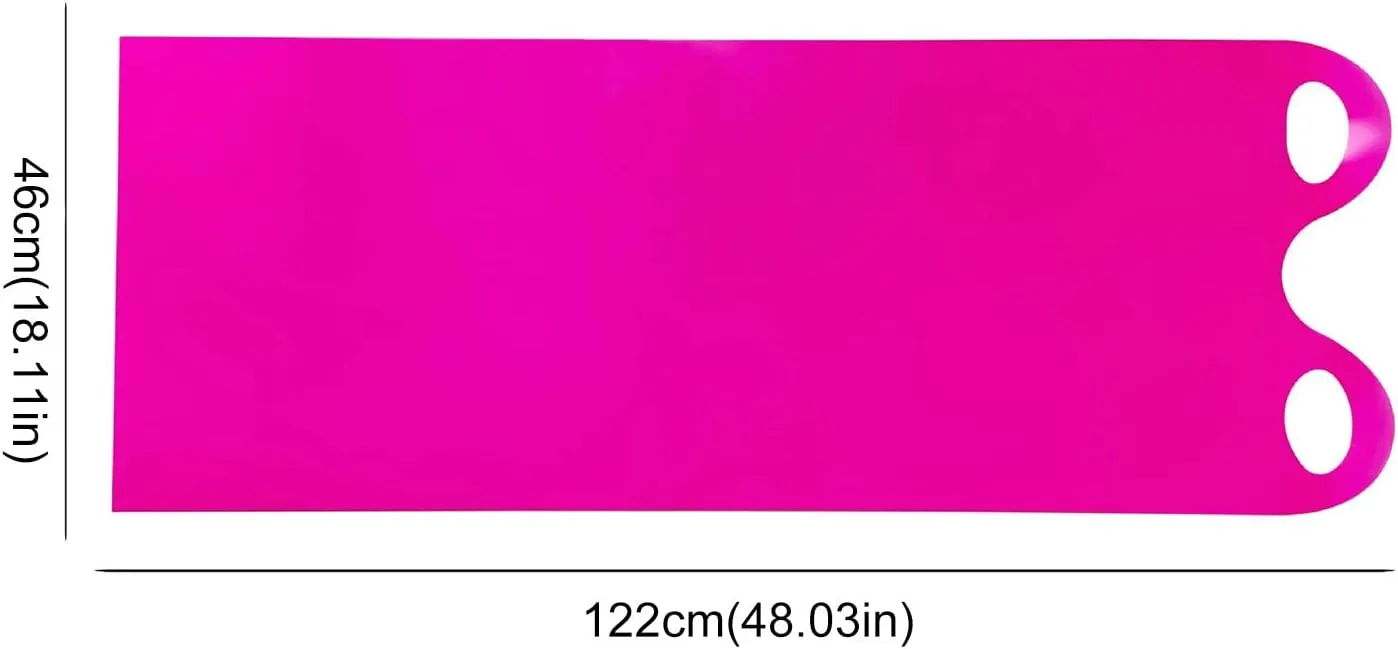 48 Inch Snow Sled for Kids,2025 Lightweight Thickened Plastic Snow Sleds with Handles,Roll Up Flexible Durable Snowboard Winter Downhill Sprinter Sleds for Grass Outdoor Beach Snow Sand