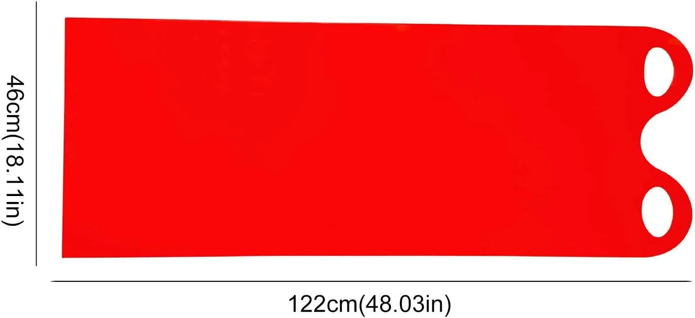 48 Inch Snow Sled,2025 New Upgrade Thickened Plastic Lightweight Snow Sleds with Handles,Roll Up Durable Flexible Snow Board Winter Downhill Sprinter Sleds for Snow Sand Grass Beach Outdoor