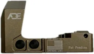ADE Artemis FDE(RD3-022) Motion Activated, Multi-6 Reticles RED Dot Sight for Optics Ready Pistol That is Compatible with RMR footprint Optics Plate Made For Holosun 407C/507C/507T,Riton X3 Tactix PRD