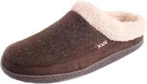 Alpine Swiss Paul Mens Memory Foam Fleece Clog Slippers House Shoes