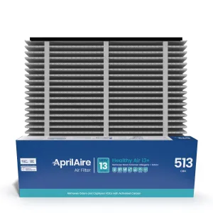 AprilAire 513CBN Replacement Filter for AprilAire Whole House Air Purifiers - MERV 13 with Carbon, Healthy Home Allergy   Odor Reduction, 31x28x4 Air Filter (Pack of 1)