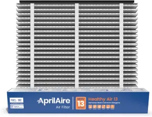 AprilAire 813 Replacement Filter for AprilAire Whole House Air Purifier 2025FG - MERV 13, Healthy Home Allergy, 20x25x4 Air Filter (Pack of 1)