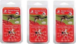 Aspects 3 Pack of Nectar Guard Tips, 12 Tips Per Pack, for Hummingbird Feeders