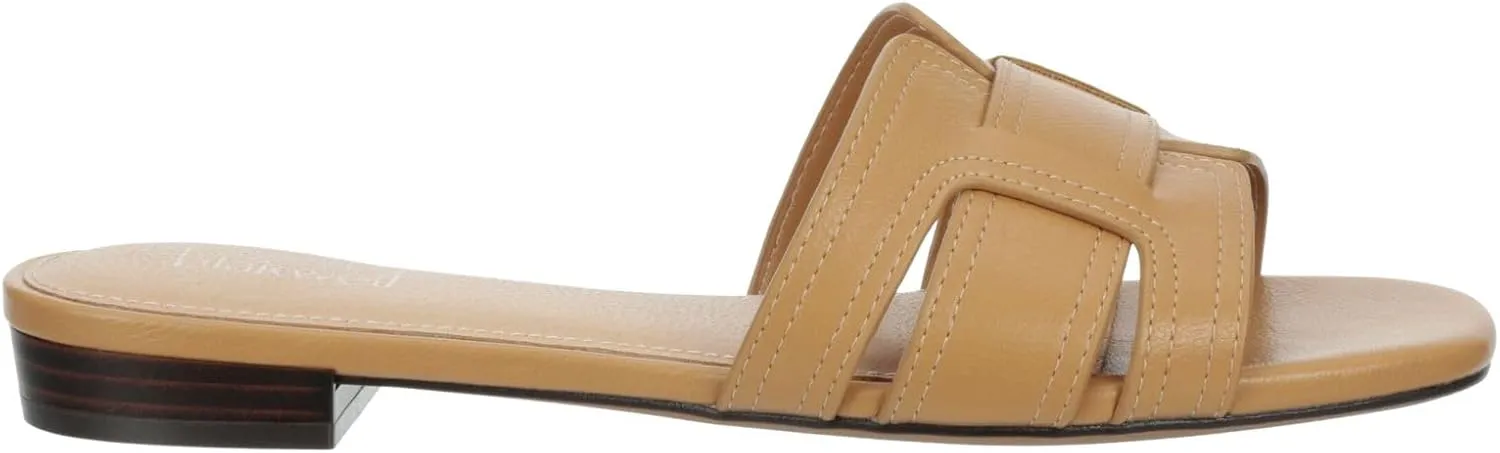Astrid - Women's Open Toe H-Band Flat Slide Sandals