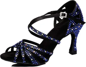 Ballroom Dancing Shoes for Women Sparkle Rhinestones Wedding Prom Sandals