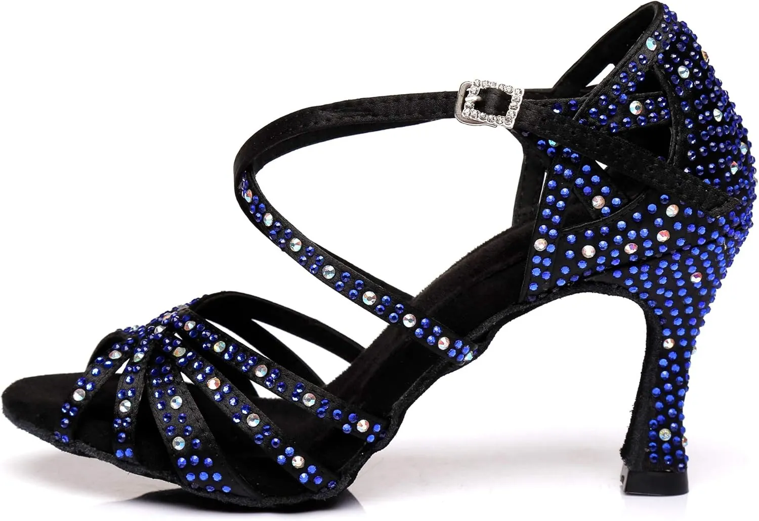 Ballroom Dancing Shoes for Women Sparkle Rhinestones Wedding Prom Sandals