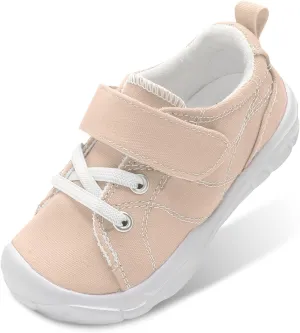 BARERUN Kids Canvas Shoes Running Shoes for Girls Boys Wide Toe Box Barefoot Toddler Sneakers Girls Boys School Shoes Non-Slip Toddler Tennis Shoes