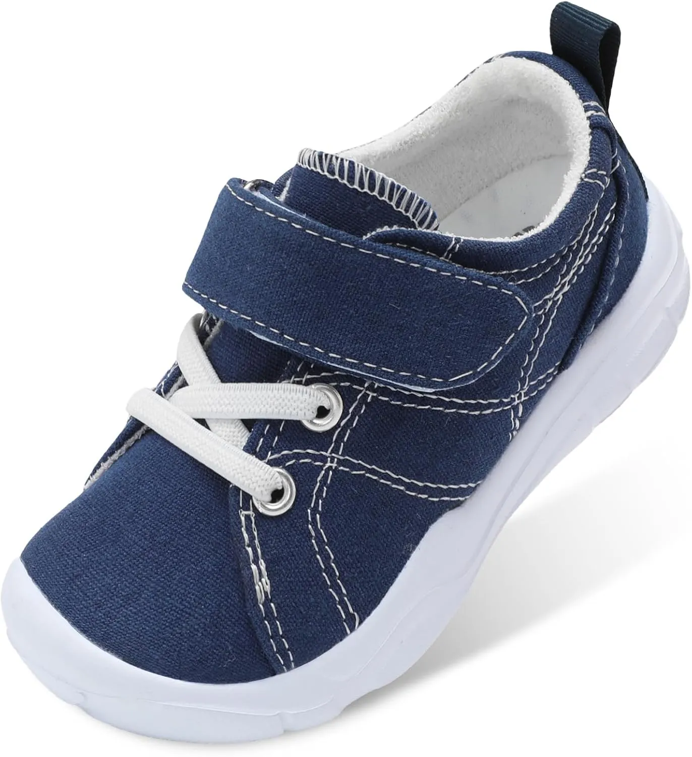 BARERUN Kids Canvas Shoes Running Shoes for Girls Boys Wide Toe Box Barefoot Toddler Sneakers Girls Boys School Shoes Non-Slip Toddler Tennis Shoes