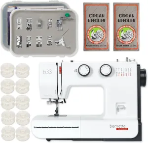 Bernette 33 Swiss Design Sewing Machine with Exclusive Bundle