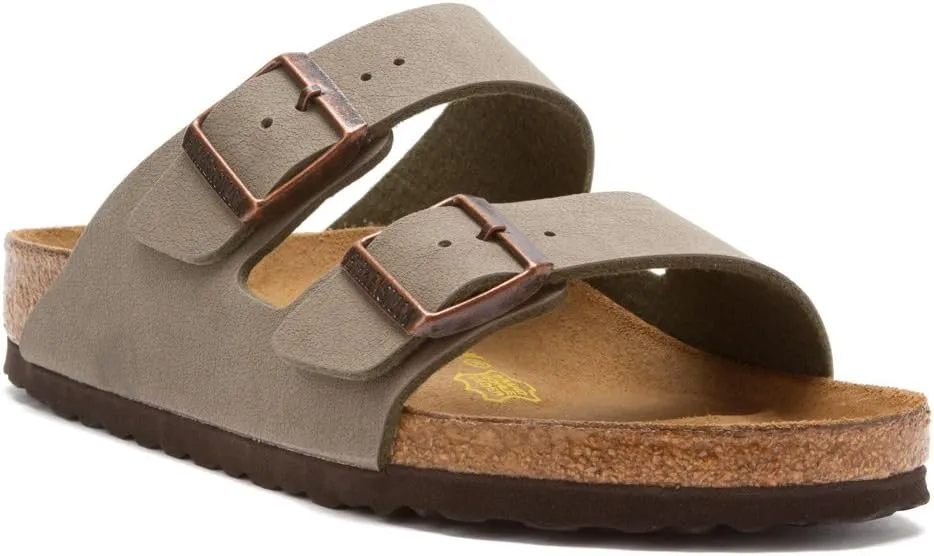 Birkenstock Unisex Arizona Sandal,Stone Birkibuc,40 M EU