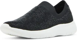 Blondo Women's Karen Sneaker, Black Knit, 8.5