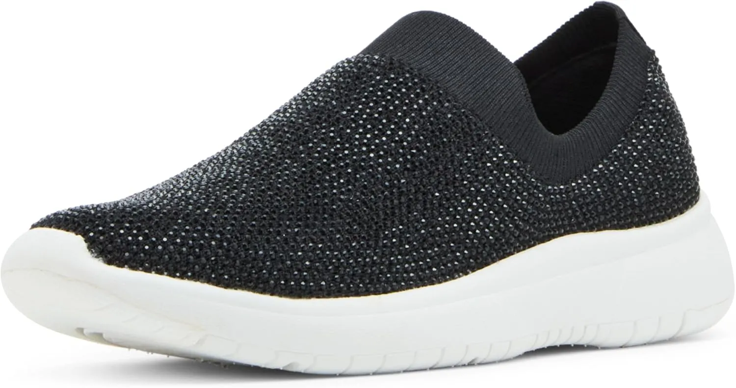 Blondo Women's Karen Sneaker, Black Knit, 8.5