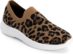 Blondo Women's Karen Sneaker, Leopard Knit, 6.5
