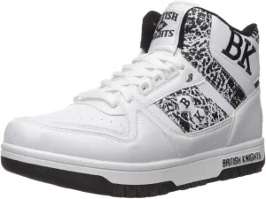 British Knights mens Kings Sl Sneaker, White/Black/El, 10.5 US