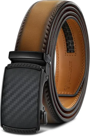 BULLIANT Men's Belt,Slide Ratchet Belt For Gift Men Dress Pant Shirt Oxfords,Trim To Fit