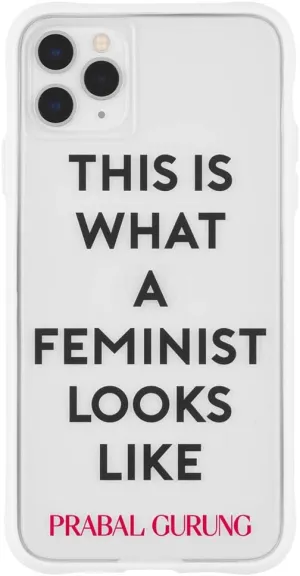 Case-Mate - PRABAL GURUNG - Case for iPhone 11 Pro Max - Tough Feminist - 6.5 inch - White