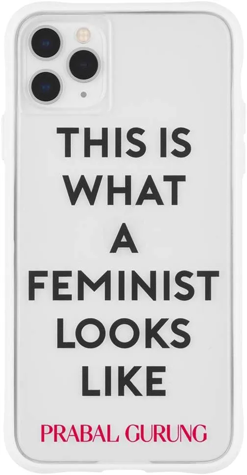 Case-Mate - PRABAL GURUNG - Case for iPhone 11 Pro Max - Tough Feminist - 6.5 inch - White