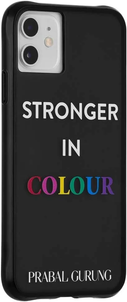 Case-Mate - PRABAL GURUNG - Case for iPhone 11 - Tough Stronger In Colour - 6.1 inch - Smoke