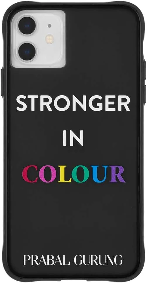 Case-Mate - PRABAL GURUNG - Case for iPhone 11 - Tough Stronger In Colour - 6.1 inch - Smoke