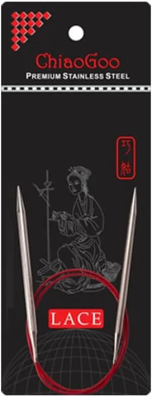 ChiaoGoo RED Lace Circular Needle 40cm 10.00mm - 1pc