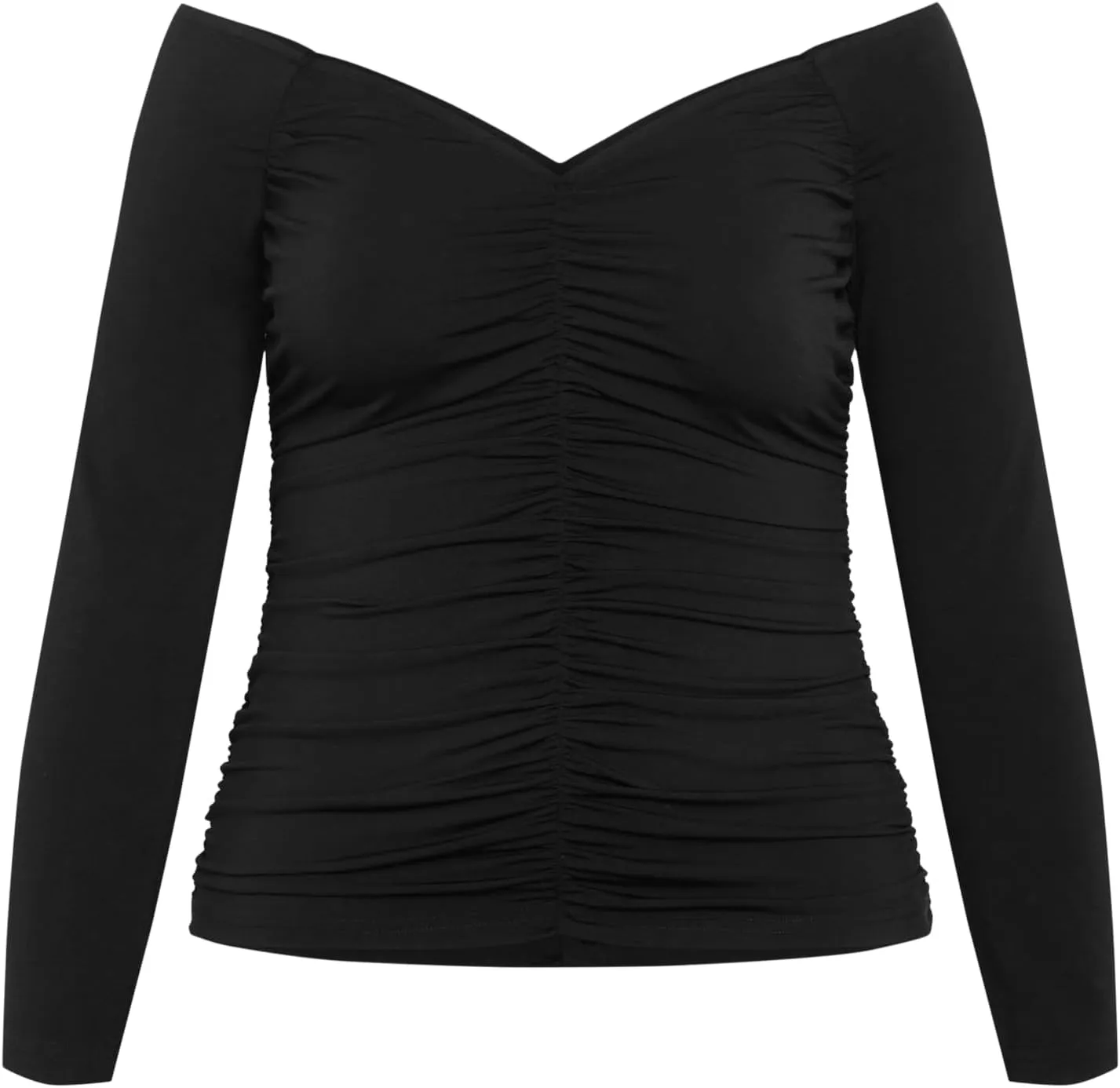 City Chic Women's Ruched Sally Top