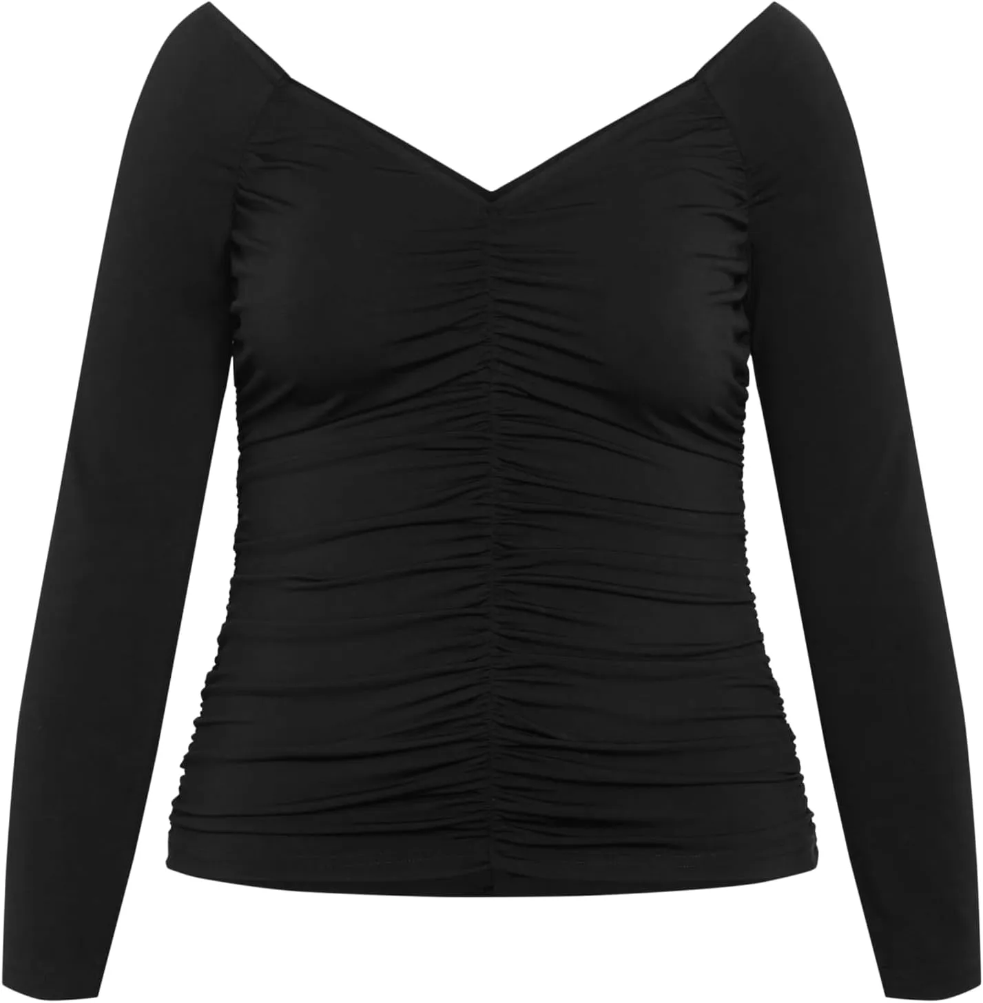 City Chic Women's Ruched Sally Top