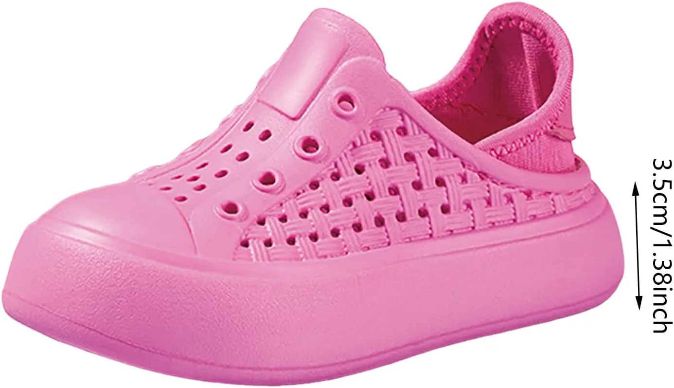 Cloud Sandals for Kids Comfortable Soft Thick Sole Sandals Slip On Foot Covered Sandal Lightweight Beach Shoes