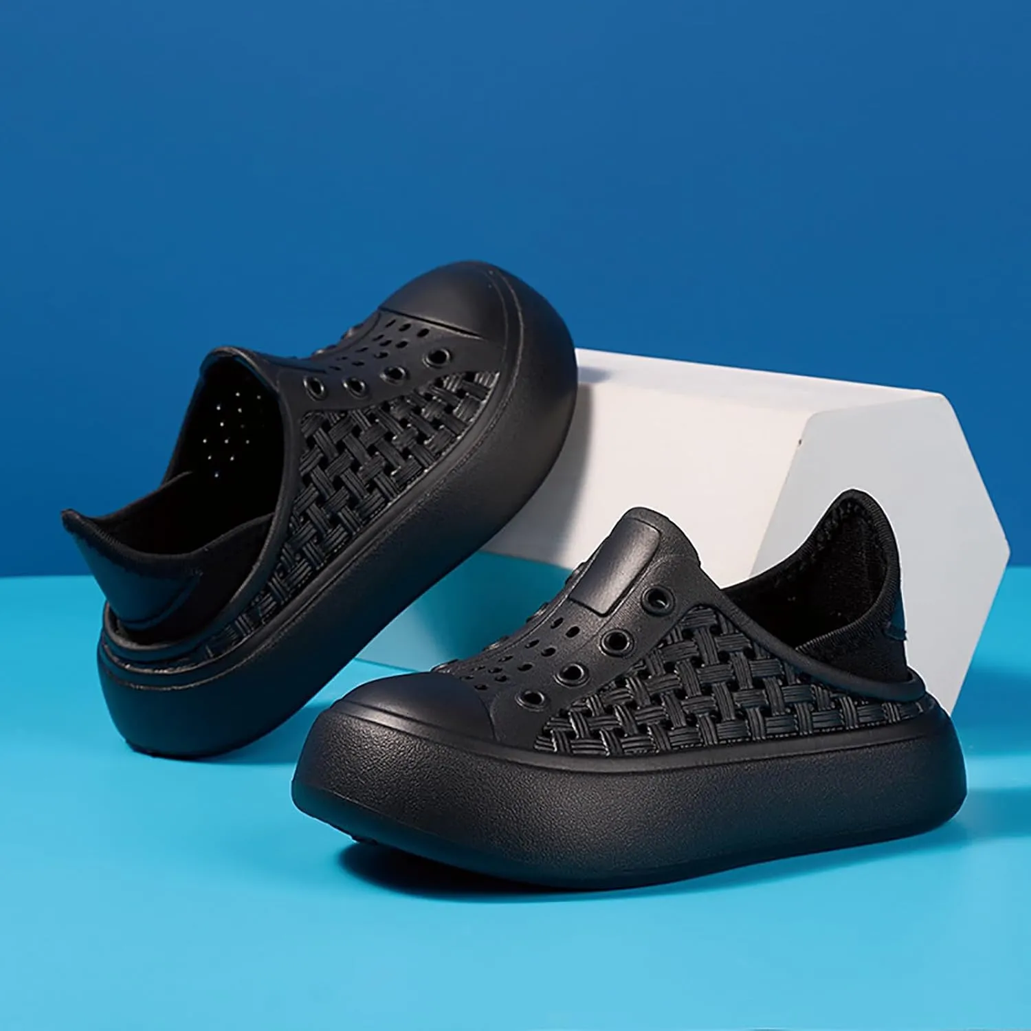 Cloud Sandals for Kids Comfortable Soft Thick Sole Sandals Slip On Foot Covered Sandal Lightweight Beach Shoes