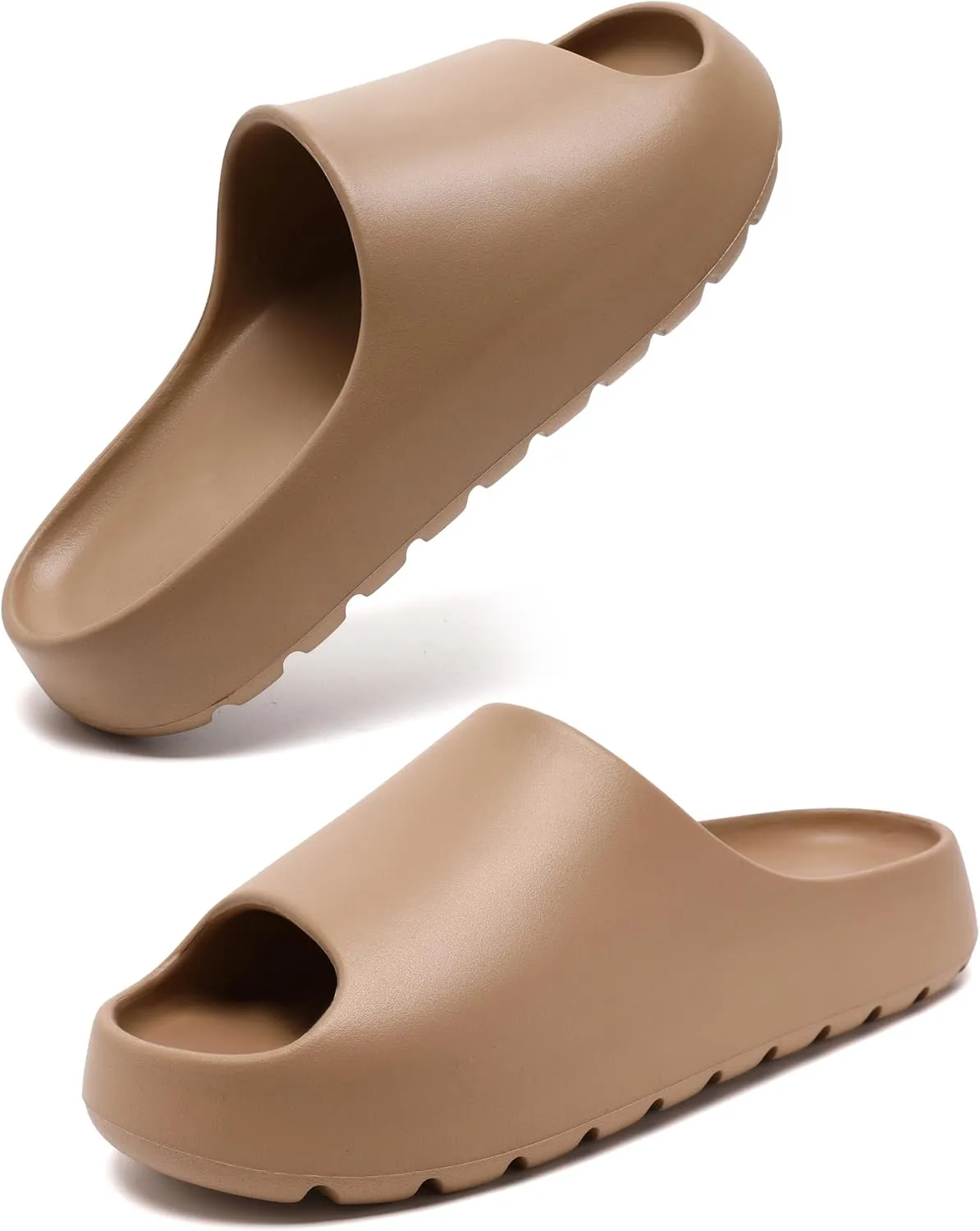 Cloud Slides for Women Men, Womens Walking Sandals Comfortable, Unisex Shower Shoes Thick Pillow Slippers, Waterproof House Slide Sandals Indoor Outdoor