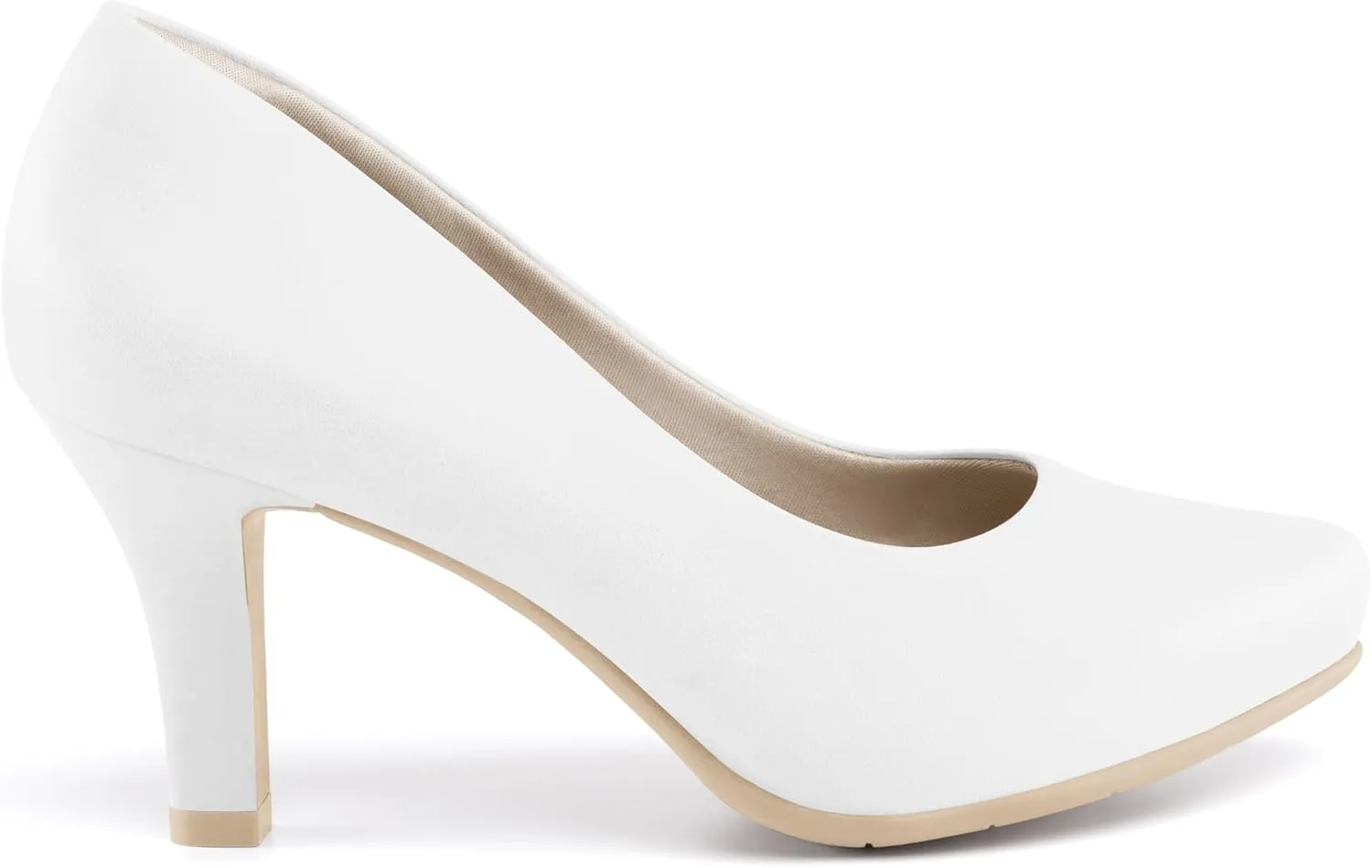 ComfortFlex Sofia Women’s Office Pumps – Comfortable Heels with Cushioned Insole & Arch Support – Versatile All-Day Work Shoes for Professionals