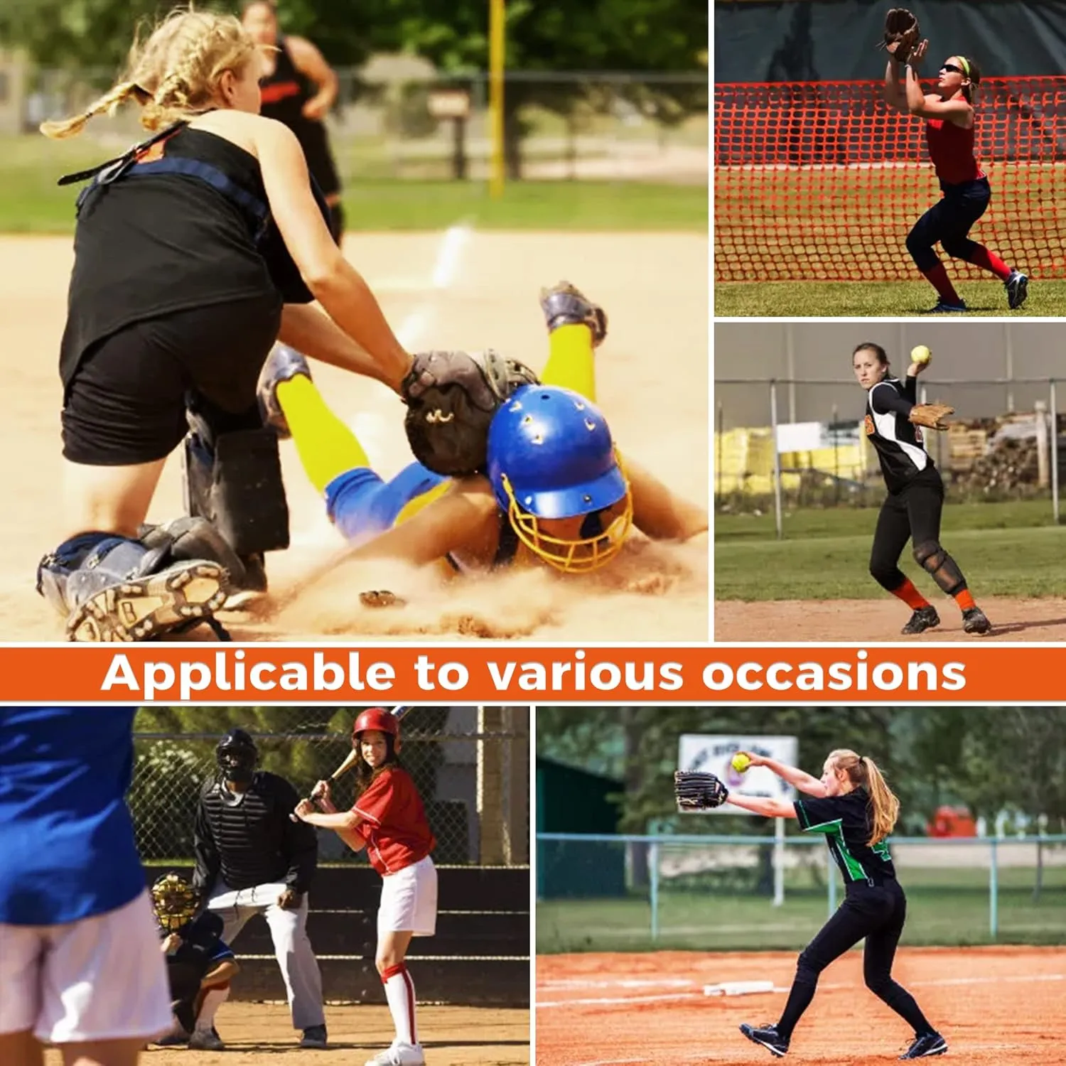 COOLOMG Women Softball Sliding Shorts Compression Padded Slider Shorts for Baseball Football Lacrosse Hockey (2-Pack)