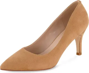 CUSHIONAIRE Women's Halsey Dress Pump with  Comfort, Wide Widths Available