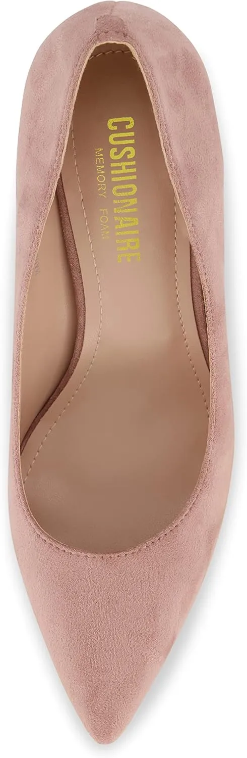 CUSHIONAIRE Women's Halsey Dress Pump with  Comfort, Wide Widths Available
