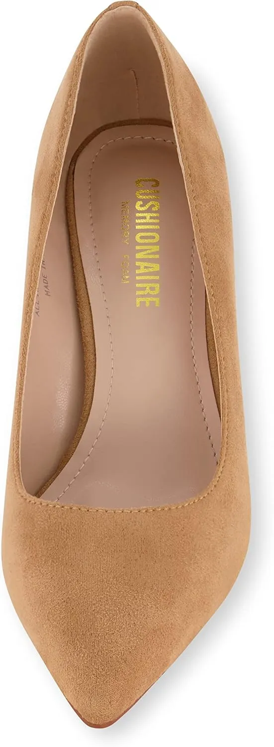 CUSHIONAIRE Women's Halsey Dress Pump with  Comfort, Wide Widths Available
