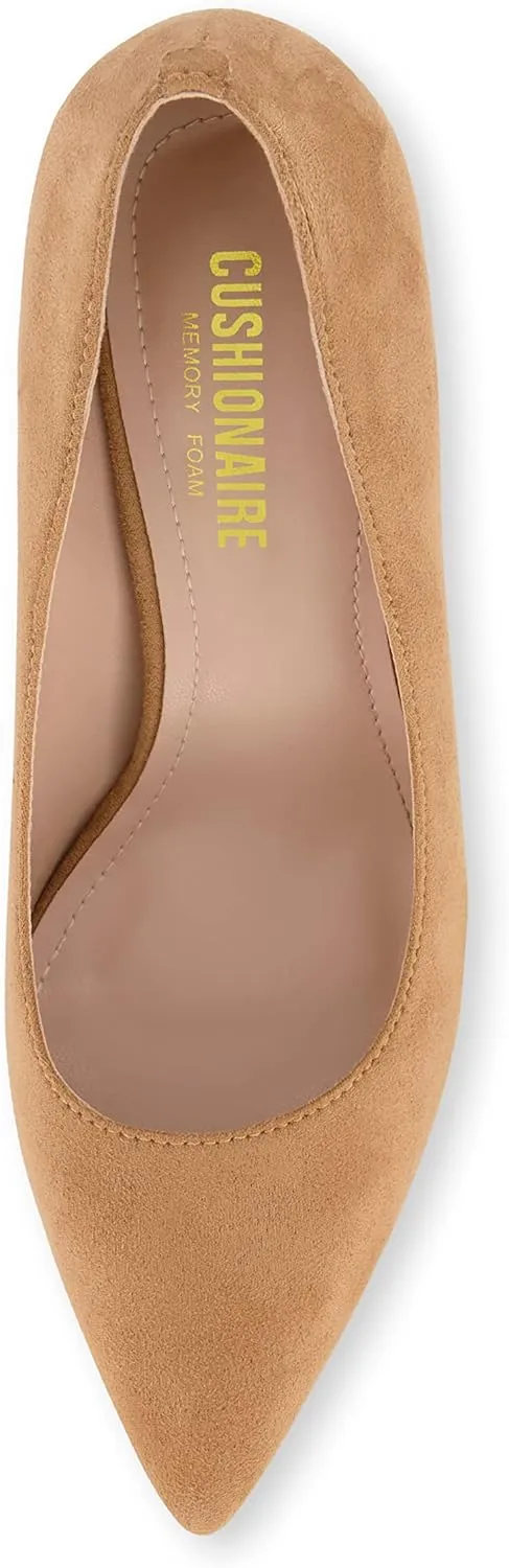 CUSHIONAIRE Women's Halsey Dress Pump with  Comfort, Wide Widths Available