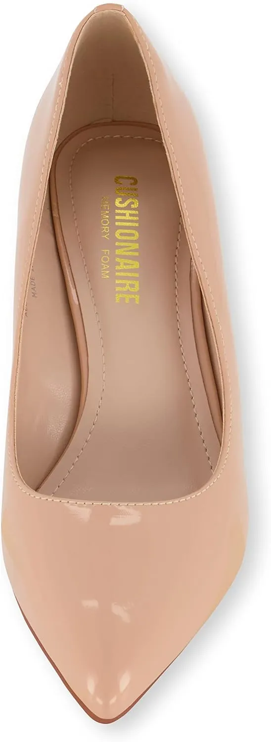 CUSHIONAIRE Women's Halsey Dress Pump with  Comfort, Wide Widths Available