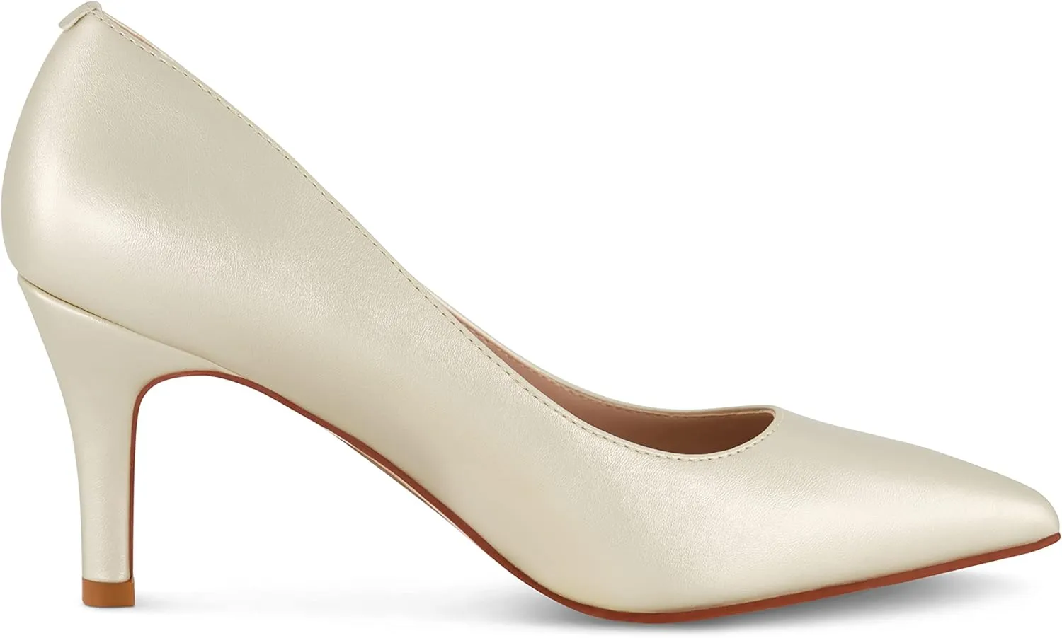 CUSHIONAIRE Women's Halsey Dress Pump with  Comfort, Wide Widths Available