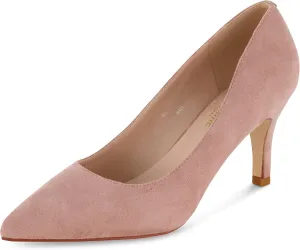 CUSHIONAIRE Women's Halsey Dress Pump with  Comfort, Wide Widths Available