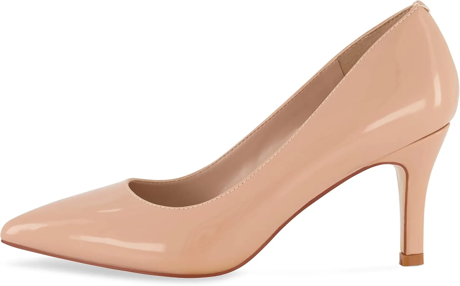 CUSHIONAIRE Women's Halsey Dress Pump with  Comfort, Wide Widths Available