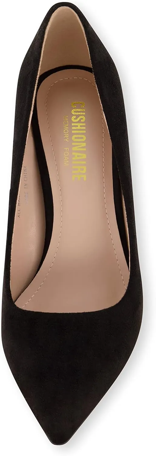 CUSHIONAIRE Women's Lola Dress Pump with  Comfort, Wide Widths Available