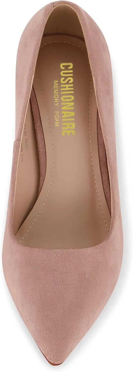 CUSHIONAIRE Women's Lola Dress Pump with  Comfort, Wide Widths Available