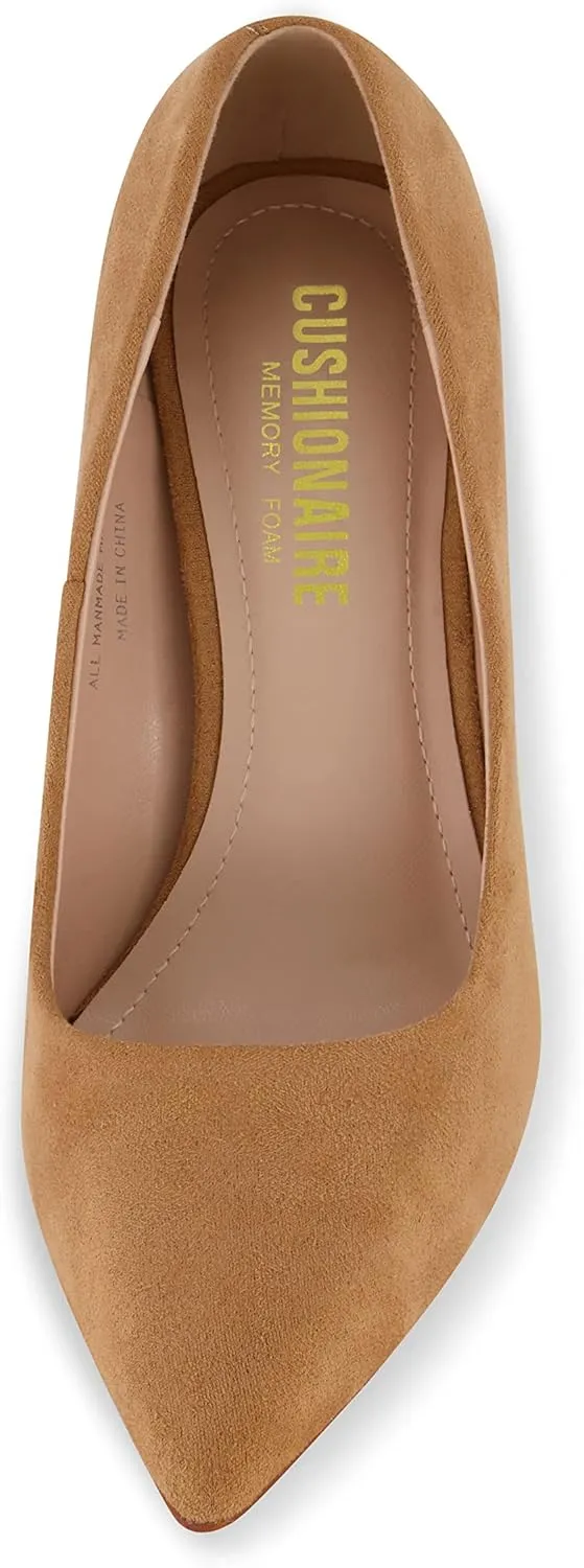 CUSHIONAIRE Women's Lola Dress Pump with  Comfort, Wide Widths Available