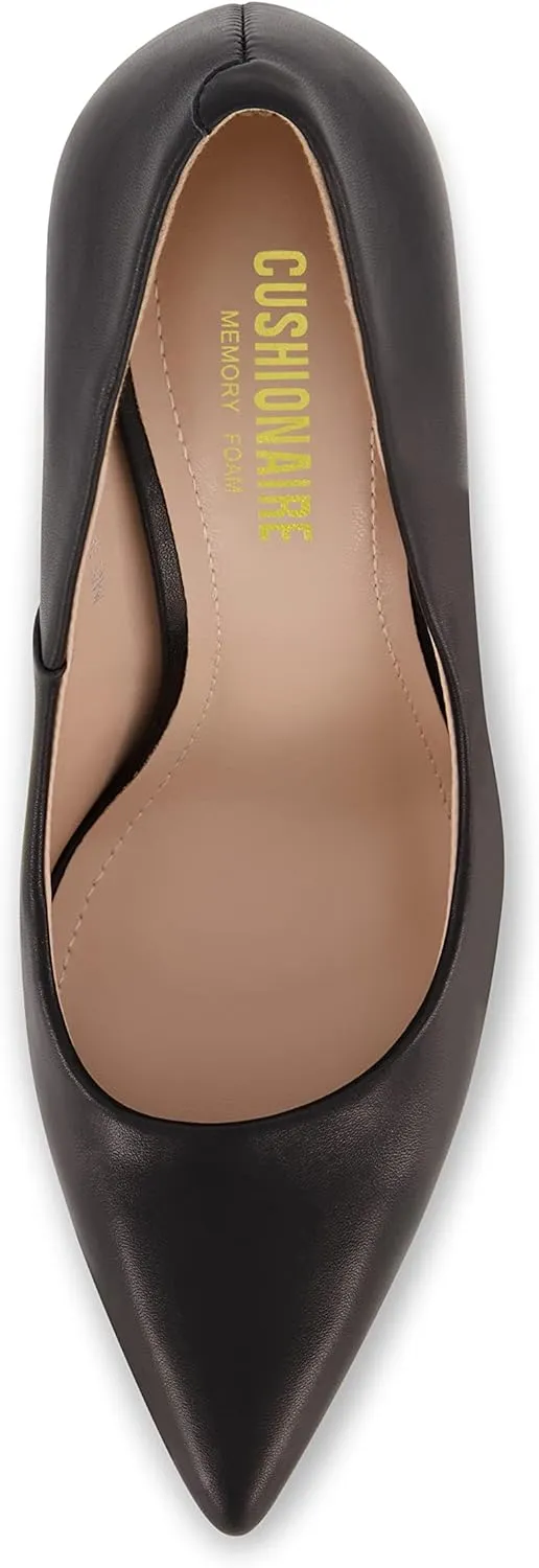 CUSHIONAIRE Women's Lola Dress Pump with  Comfort, Wide Widths Available