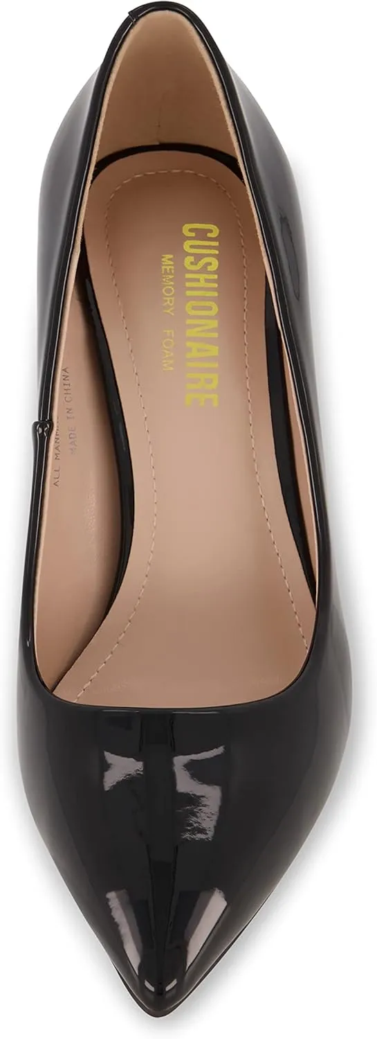 CUSHIONAIRE Women's Lola Dress Pump with  Comfort, Wide Widths Available