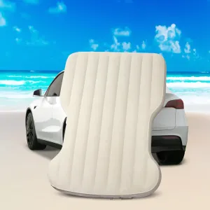 Customized for Tesla Model Y Mattress, Self-Inflating Portable Camping Mattress, Tesla Model Y Accessories 2025-2021, Comfort Car Sleeping Mattress with Cordless Charging Air Pump,Storage Bag