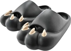 Cute Animal Paws Cloud Slides for Women and Men Thick Sole Pillow Slippers Cushion Soft Platform Non-Slip Quick Drying Open Toe Home House Bathroom Bedroom Slides Lightweight Indoor EVA Sandals